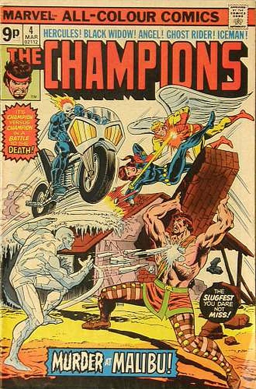 Cover of Champions (Vol 1) The #4. One of 250,000 Vintage American Comics on sale from Krypton!
