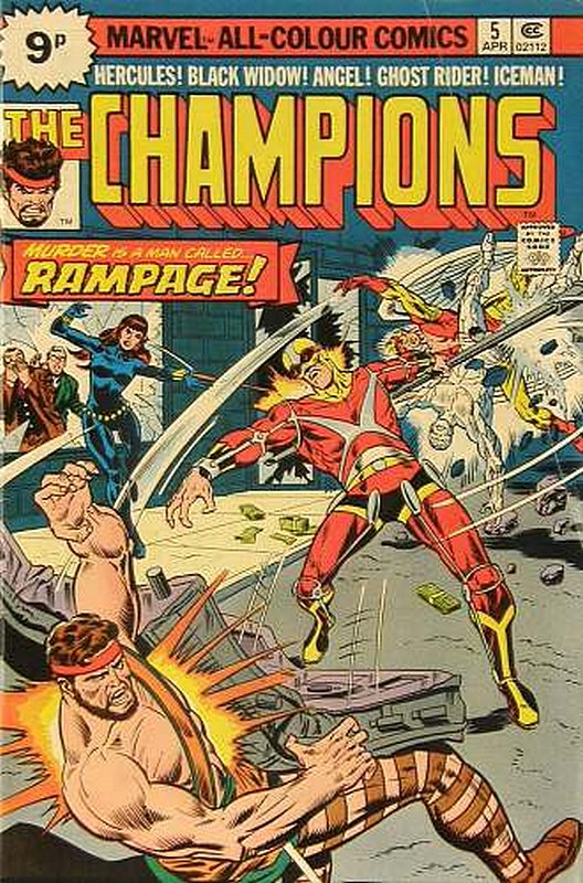 Cover of Champions (Vol 1) The #5. One of 250,000 Vintage American Comics on sale from Krypton!