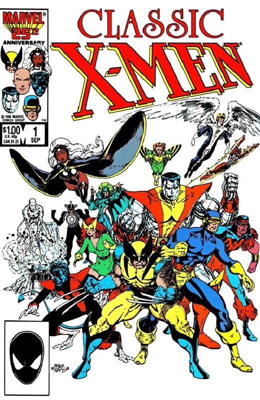 Cover of Classic X-Men #1. One of 250,000 Vintage American Comics on sale from Krypton!