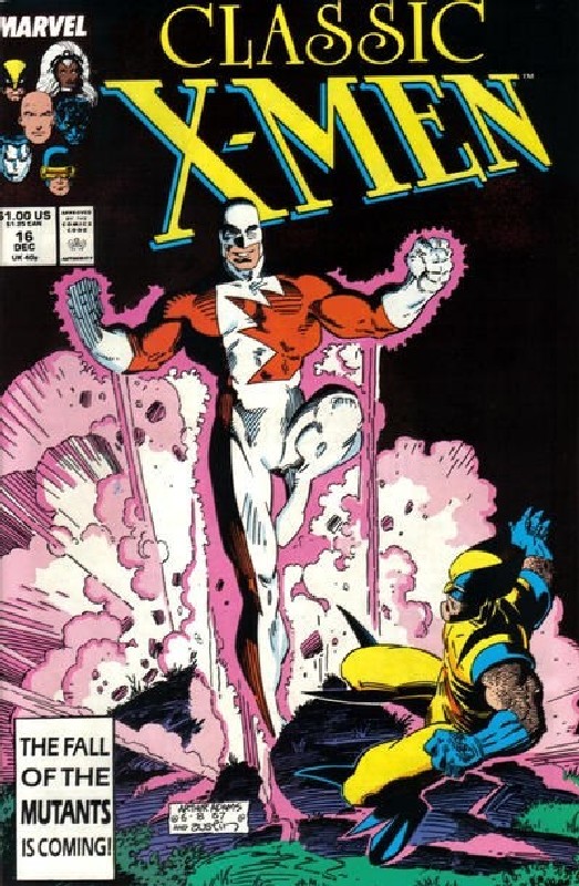 Cover of Classic X-Men #16. One of 250,000 Vintage American Comics on sale from Krypton!
