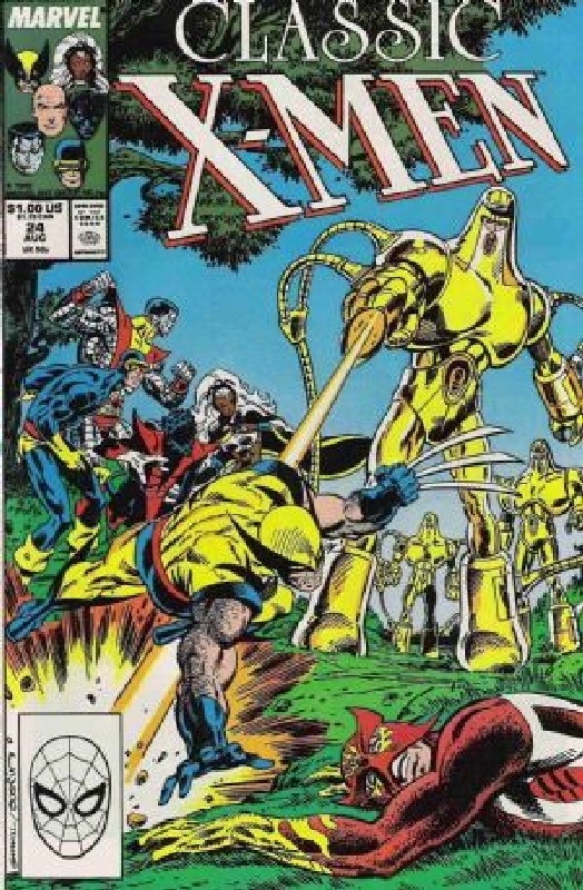 Cover of Classic X-Men #24. One of 250,000 Vintage American Comics on sale from Krypton!