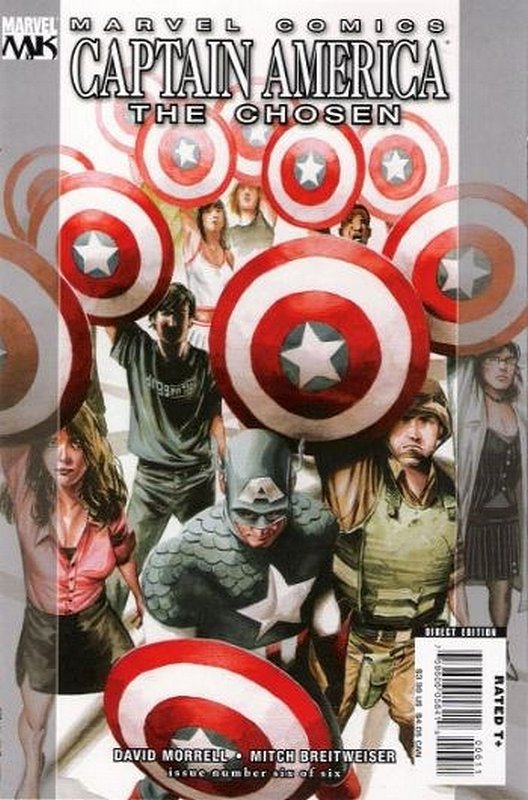 Cover of Captain America: The Chosen (2007 Ltd) #6. One of 250,000 Vintage American Comics on sale from Krypton!
