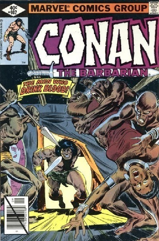 Cover of Conan the Barbarian (Vol 1) #102. One of 250,000 Vintage American Comics on sale from Krypton!