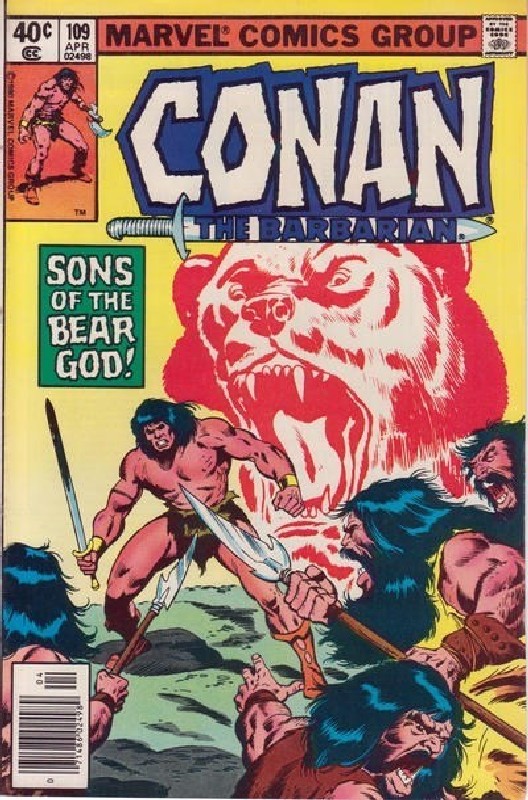 Cover of Conan the Barbarian (Vol 1) #109. One of 250,000 Vintage American Comics on sale from Krypton!