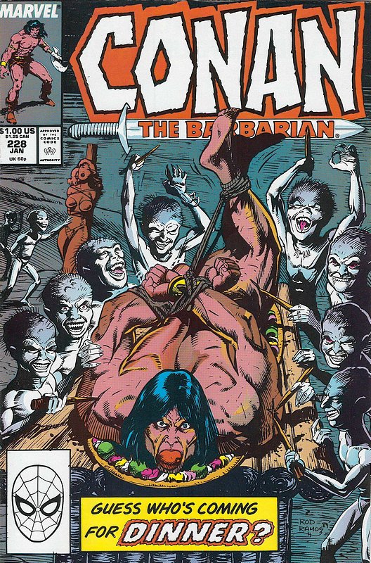 Cover of Conan the Barbarian (Vol 1) #228. One of 250,000 Vintage American Comics on sale from Krypton!