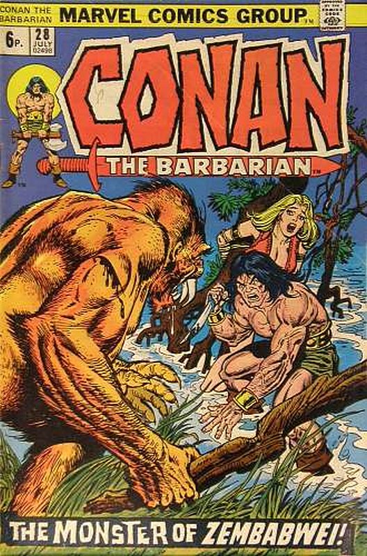 Cover of Conan the Barbarian (Vol 1) #28. One of 250,000 Vintage American Comics on sale from Krypton!