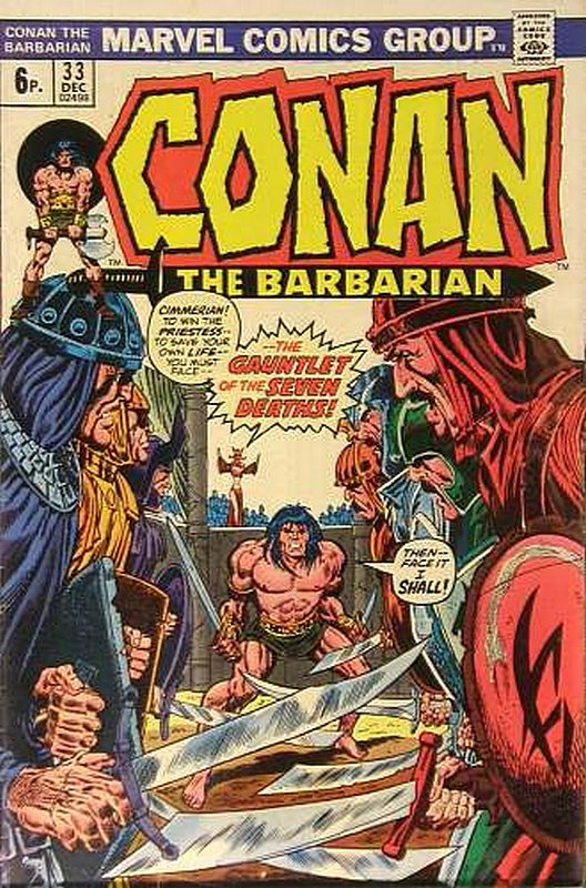 Cover of Conan the Barbarian (Vol 1) #33. One of 250,000 Vintage American Comics on sale from Krypton!