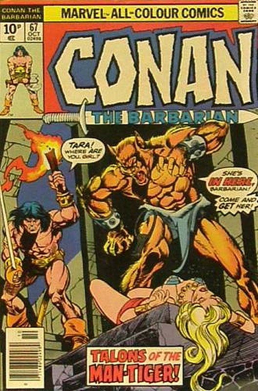 Cover of Conan the Barbarian (Vol 1) #67. One of 250,000 Vintage American Comics on sale from Krypton!