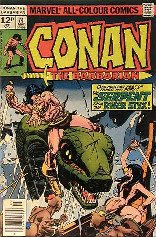 Cover of Conan the Barbarian (Vol 1) #74. One of 250,000 Vintage American Comics on sale from Krypton!