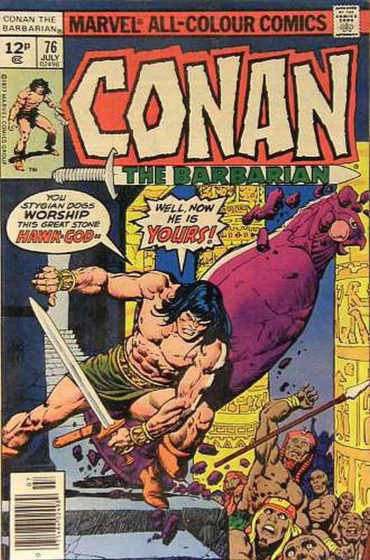Cover of Conan the Barbarian (Vol 1) #76. One of 250,000 Vintage American Comics on sale from Krypton!