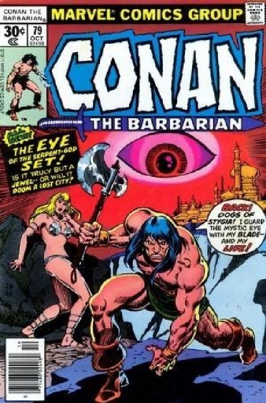 Cover of Conan the Barbarian (Vol 1) #79. One of 250,000 Vintage American Comics on sale from Krypton!