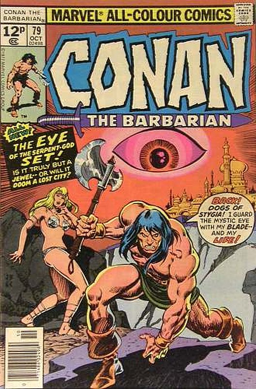 Cover of Conan the Barbarian (Vol 1) #79. One of 250,000 Vintage American Comics on sale from Krypton!