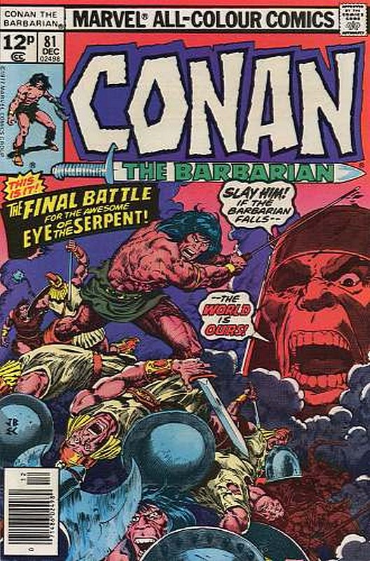 Cover of Conan the Barbarian (Vol 1) #81. One of 250,000 Vintage American Comics on sale from Krypton!
