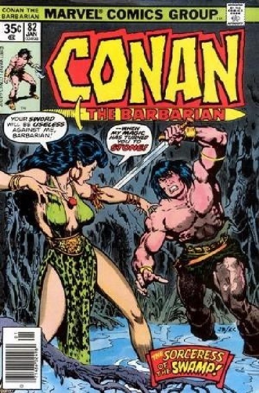 Cover of Conan the Barbarian (Vol 1) #82. One of 250,000 Vintage American Comics on sale from Krypton!
