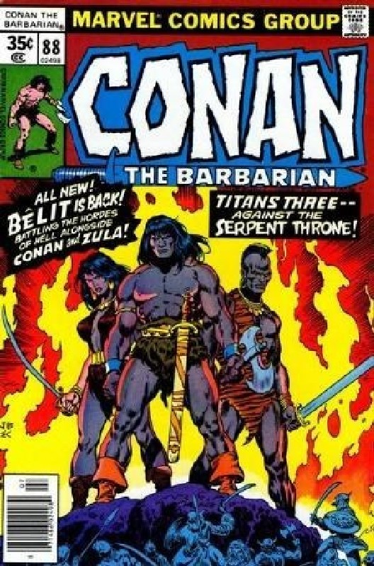 Cover of Conan the Barbarian (Vol 1) #88. One of 250,000 Vintage American Comics on sale from Krypton!