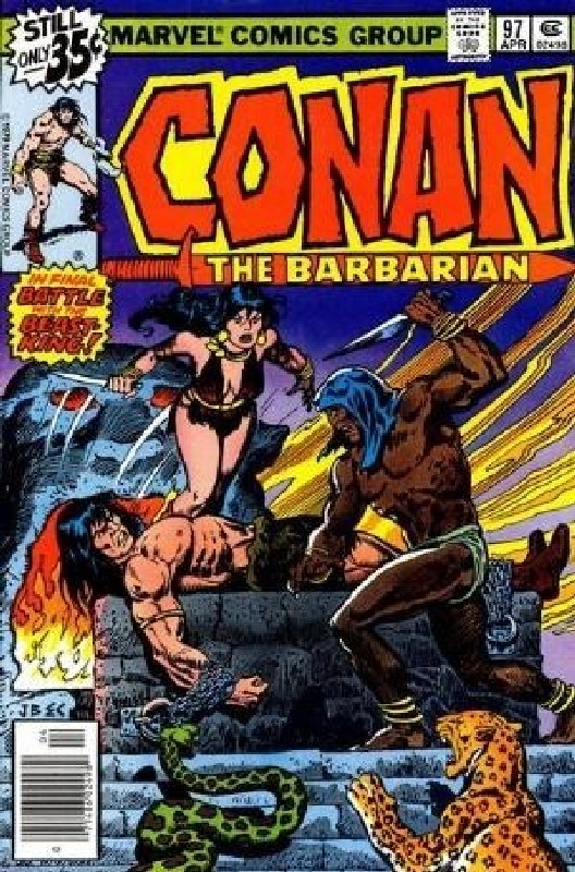 Cover of Conan the Barbarian (Vol 1) #97. One of 250,000 Vintage American Comics on sale from Krypton!