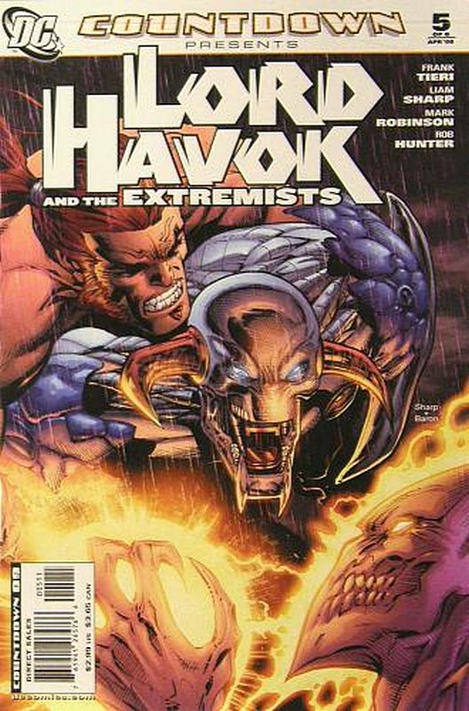 Cover of Countdown Presents: Lord Havok & the Extremists #5. One of 250,000 Vintage American Comics on sale from Krypton!
