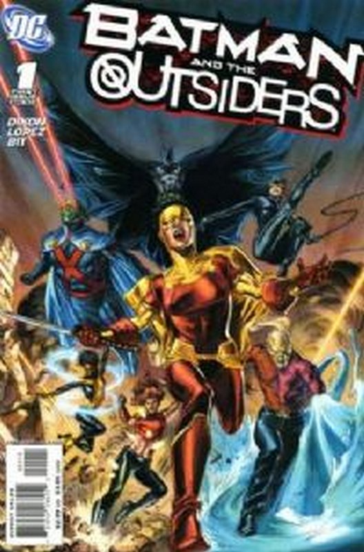 Cover of Batman & The Outsiders (Vol 2) #1. One of 250,000 Vintage American Comics on sale from Krypton!