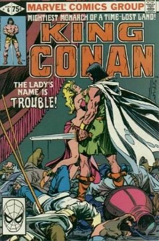Cover of Conan the King (Vol 1) #6. One of 250,000 Vintage American Comics on sale from Krypton!