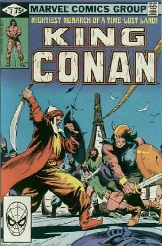 Cover of Conan the King (Vol 1) #7. One of 250,000 Vintage American Comics on sale from Krypton!