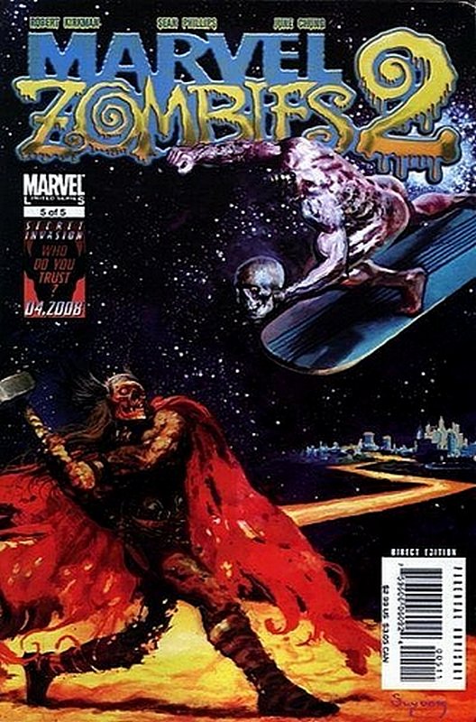 Cover of Marvel Zombies 2 (2007 Ltd) #5. One of 250,000 Vintage American Comics on sale from Krypton!