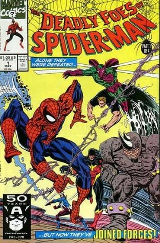 Cover of Spider-Man: Deadly Foes of (1991 Ltd) #1. One of 250,000 Vintage American Comics on sale from Krypton!