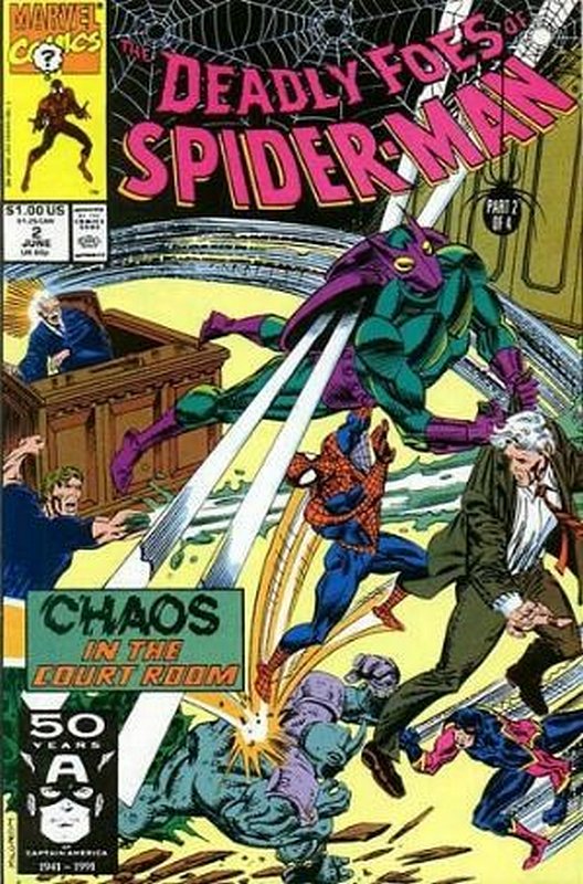 Cover of Spider-Man: Deadly Foes of (1991 Ltd) #2. One of 250,000 Vintage American Comics on sale from Krypton!