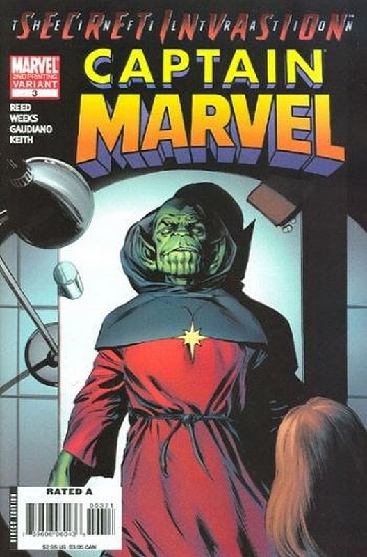 Cover of Captain Marvel (2007 Ltd) #3. One of 250,000 Vintage American Comics on sale from Krypton!