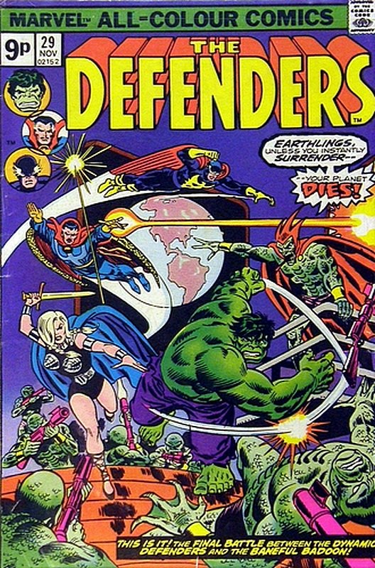 Cover of Defenders (Vol 1) #29. One of 250,000 Vintage American Comics on sale from Krypton!