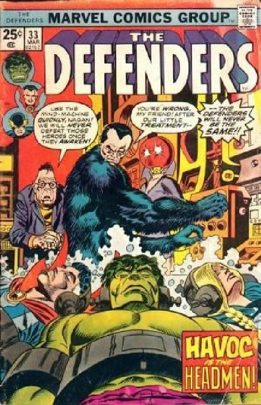 Cover of Defenders (Vol 1) #33. One of 250,000 Vintage American Comics on sale from Krypton!