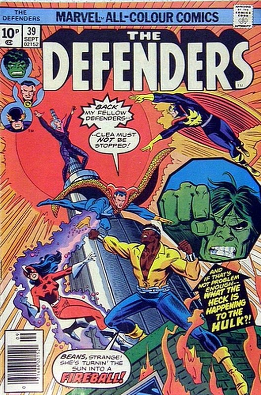 Cover of Defenders (Vol 1) #39. One of 250,000 Vintage American Comics on sale from Krypton!