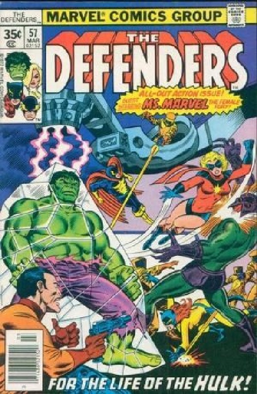 Cover of Defenders (Vol 1) #57. One of 250,000 Vintage American Comics on sale from Krypton!