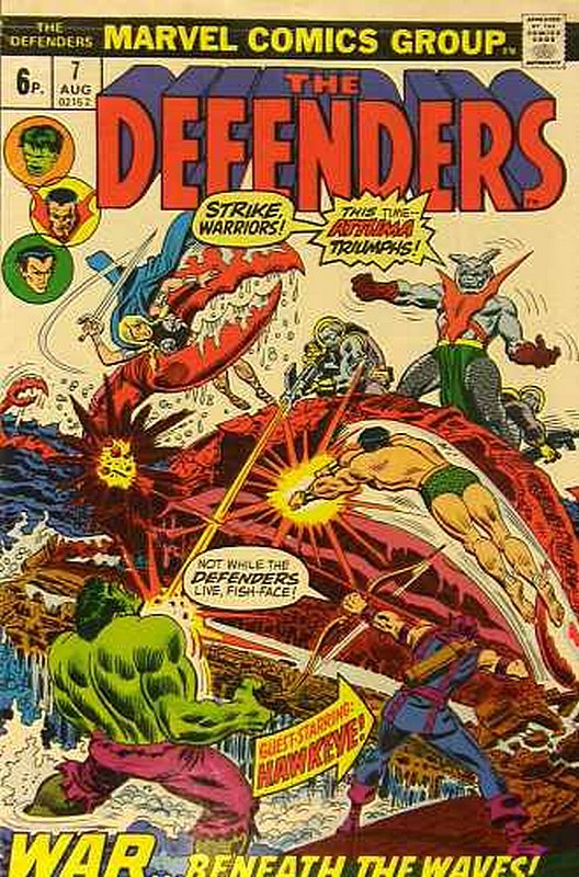 Cover of Defenders (Vol 1) #7. One of 250,000 Vintage American Comics on sale from Krypton!