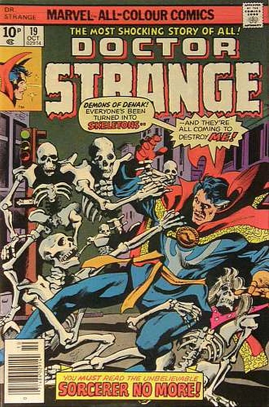 Cover of Doctor Strange (Vol 2) #19. One of 250,000 Vintage American Comics on sale from Krypton!