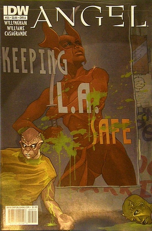 Cover of Angel: After the Fall #35. One of 250,000 Vintage American Comics on sale from Krypton!