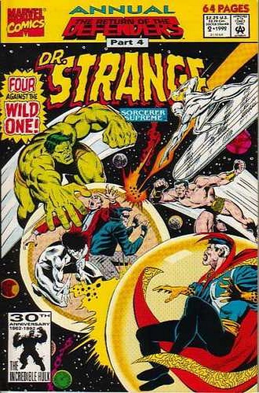 Cover of Doctor Strange Annual #2. One of 250,000 Vintage American Comics on sale from Krypton!