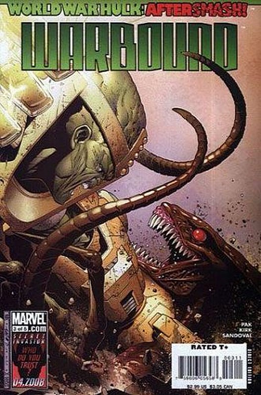 Cover of World War Hulk: Warbound (2008 Ltd) #3. One of 250,000 Vintage American Comics on sale from Krypton!
