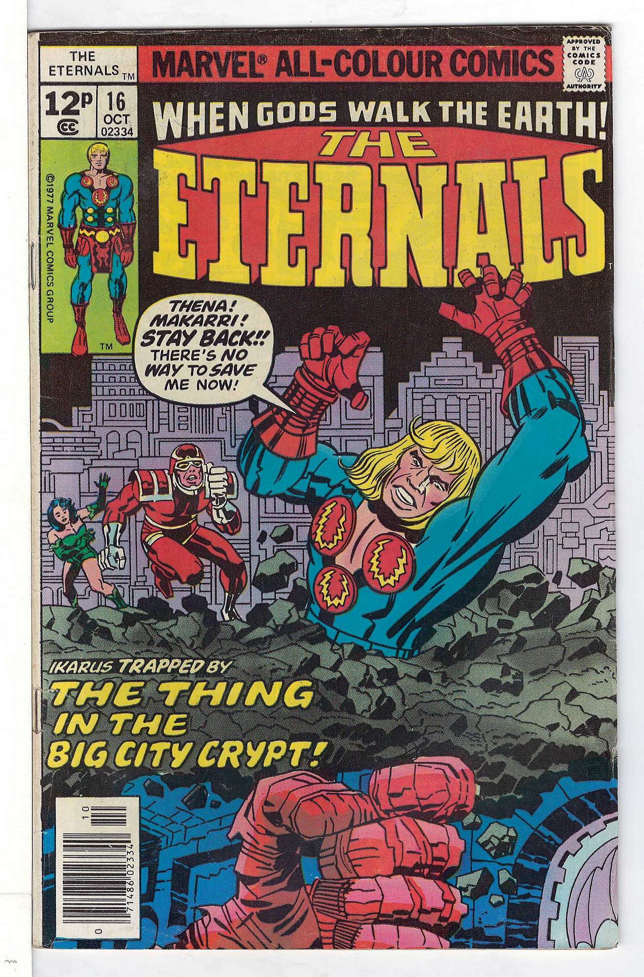 Cover of Eternals (Vol 1) #16. One of 250,000 Vintage American Comics on sale from Krypton!