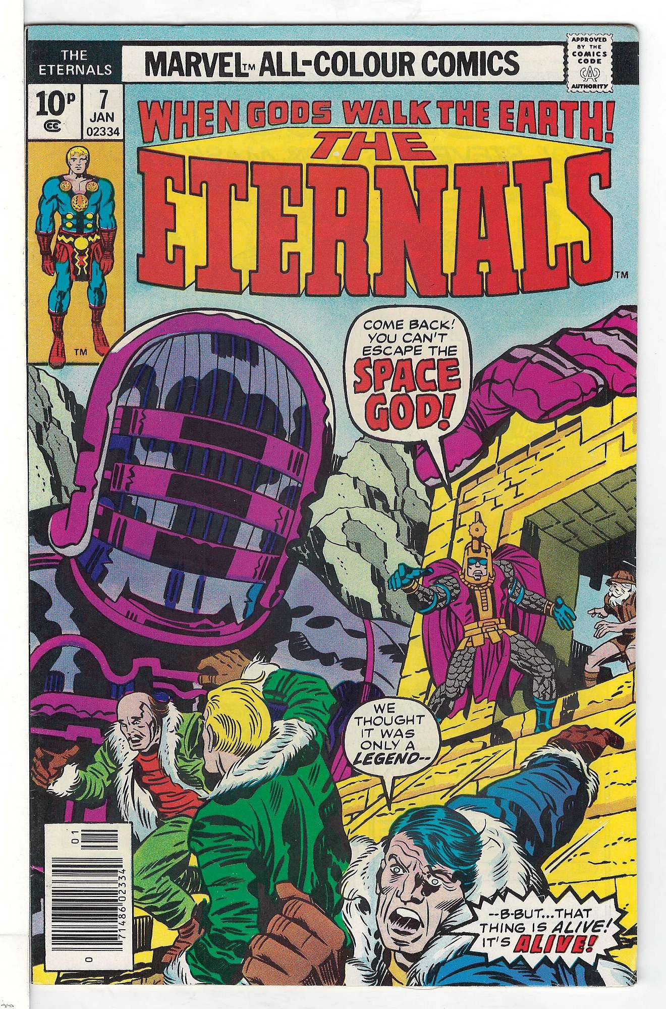 Cover of Eternals (Vol 1) #7. One of 250,000 Vintage American Comics on sale from Krypton!