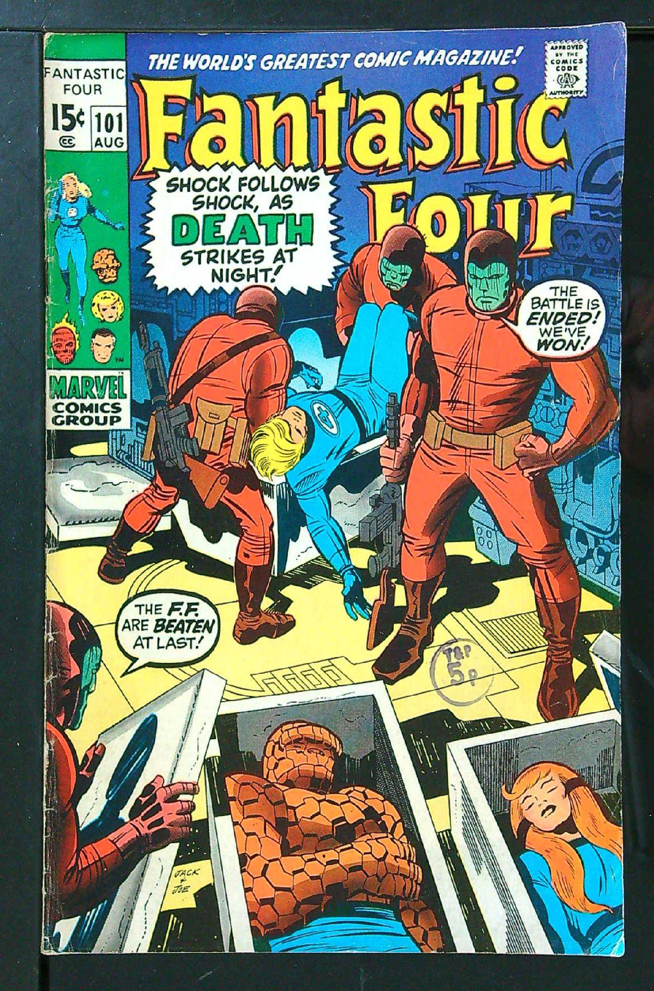 Cover of Fantastic Four (Vol 1) #101. One of 250,000 Vintage American Comics on sale from Krypton!