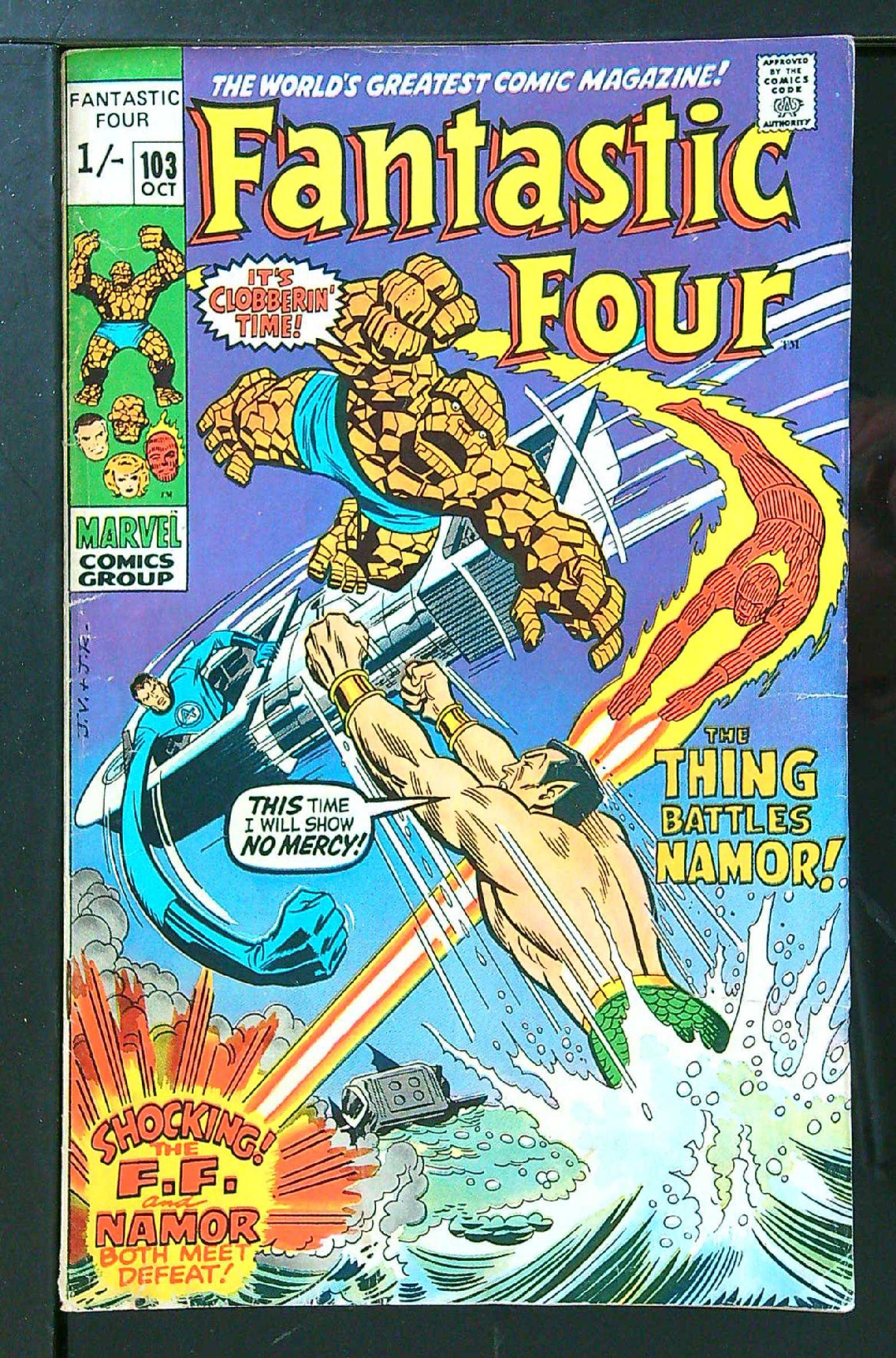 Cover of Fantastic Four (Vol 1) #103. One of 250,000 Vintage American Comics on sale from Krypton!