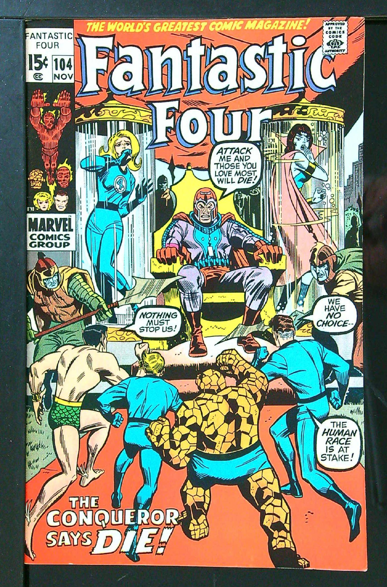 Cover of Fantastic Four (Vol 1) #104. One of 250,000 Vintage American Comics on sale from Krypton!