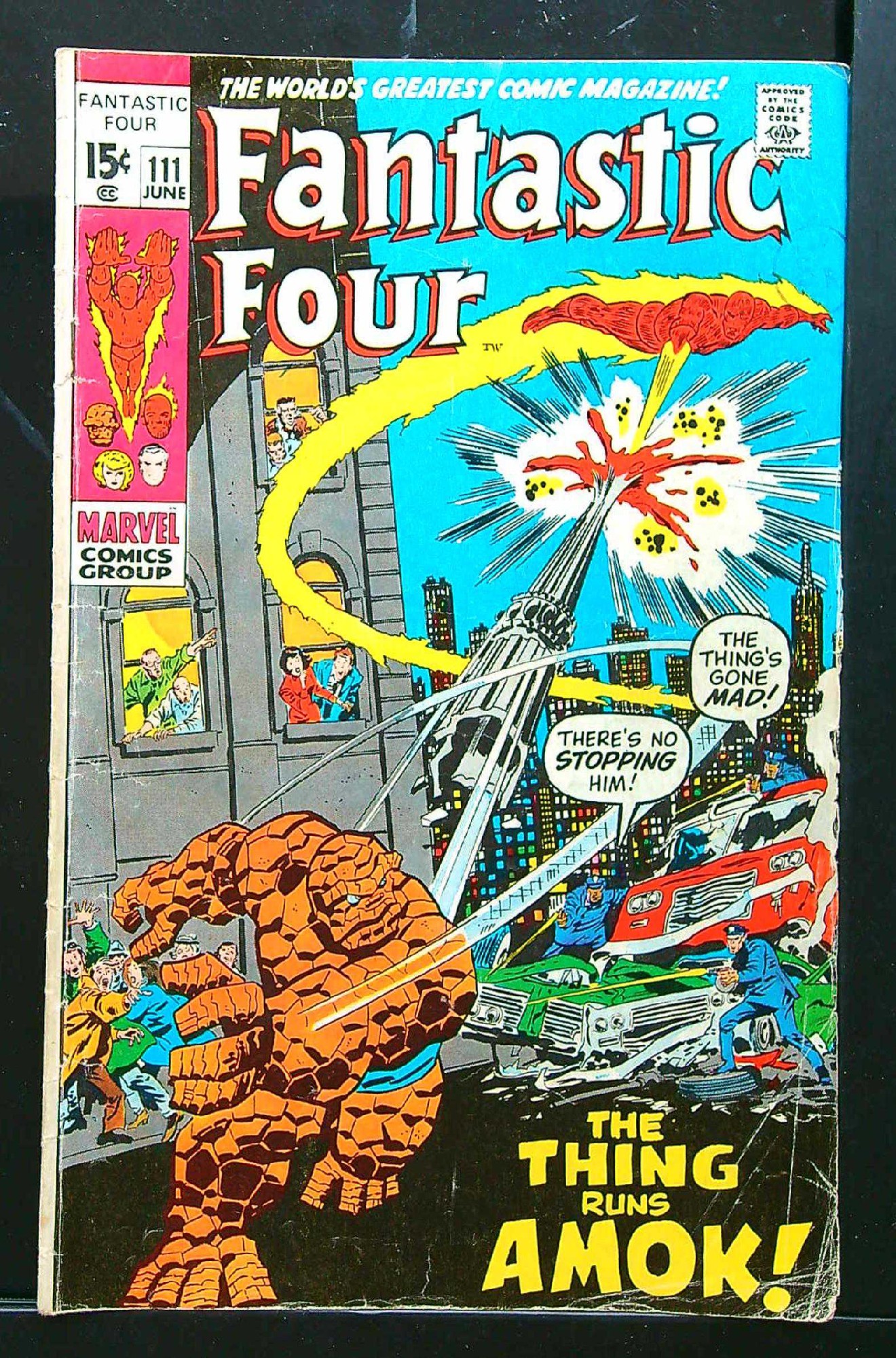 Cover of Fantastic Four (Vol 1) #111. One of 250,000 Vintage American Comics on sale from Krypton!