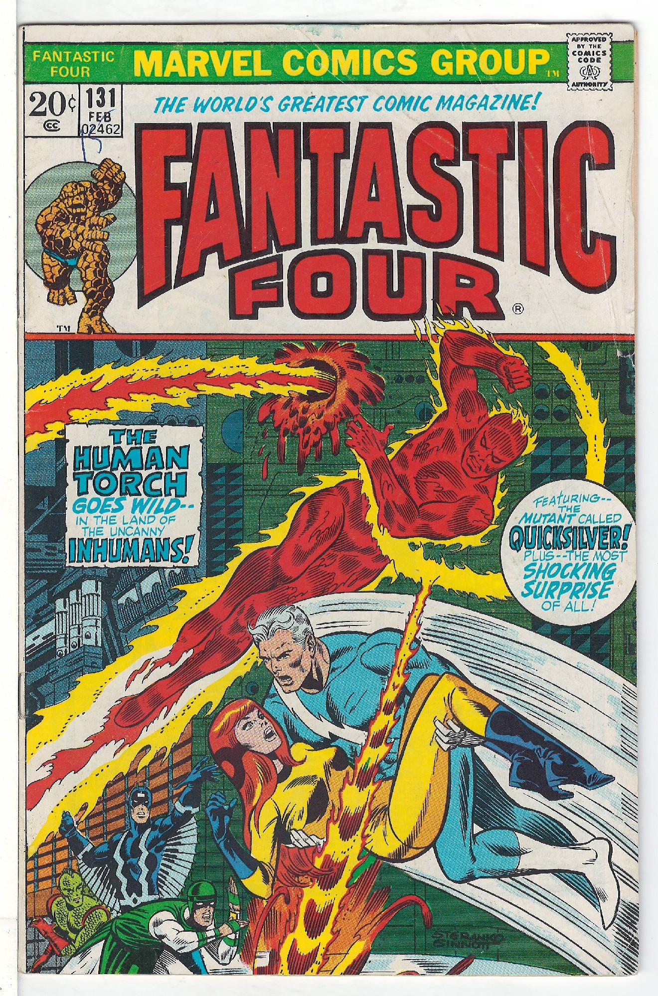 Cover of Fantastic Four (Vol 1) #131. One of 250,000 Vintage American Comics on sale from Krypton!