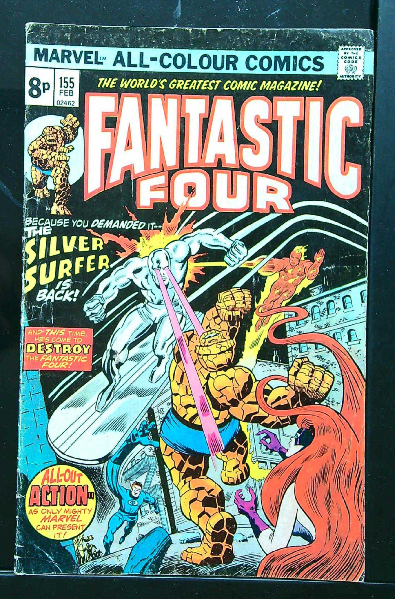 Cover of Fantastic Four (Vol 1) #155. One of 250,000 Vintage American Comics on sale from Krypton!