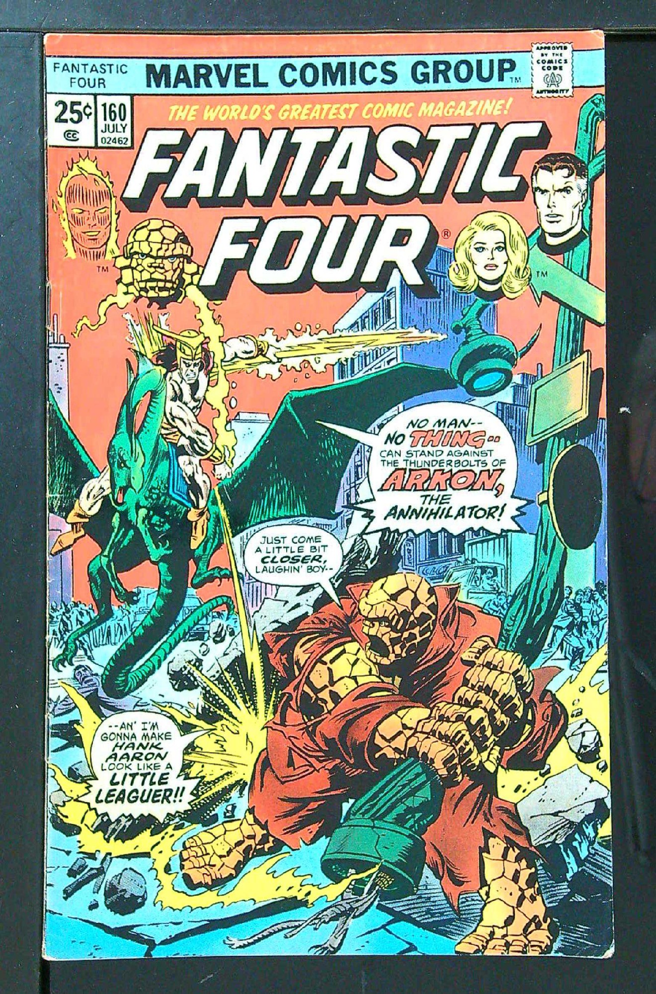 Cover of Fantastic Four (Vol 1) #160. One of 250,000 Vintage American Comics on sale from Krypton!