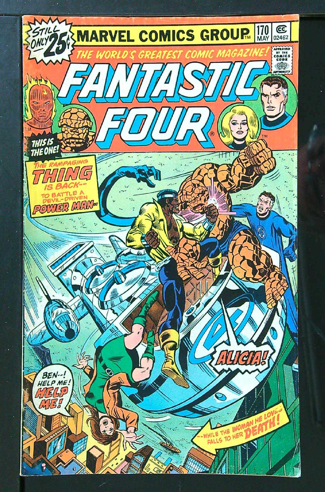 Cover of Fantastic Four (Vol 1) #170. One of 250,000 Vintage American Comics on sale from Krypton!