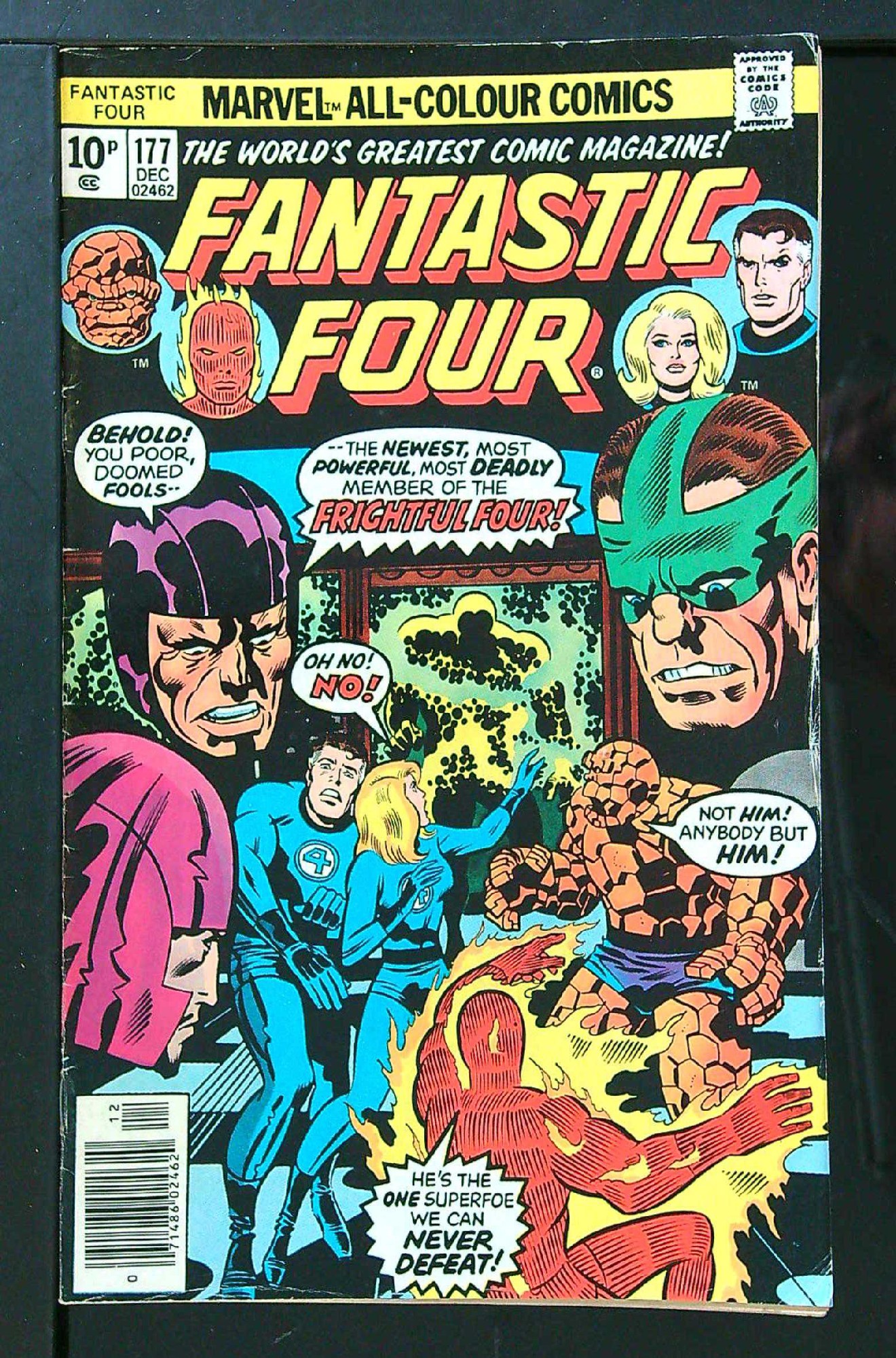 Cover of Fantastic Four (Vol 1) #177. One of 250,000 Vintage American Comics on sale from Krypton!