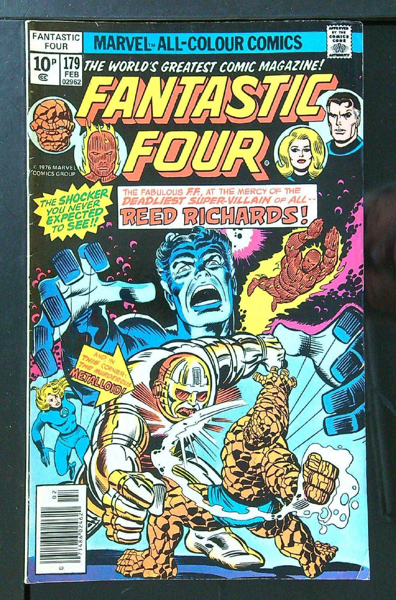 Cover of Fantastic Four (Vol 1) #179. One of 250,000 Vintage American Comics on sale from Krypton!