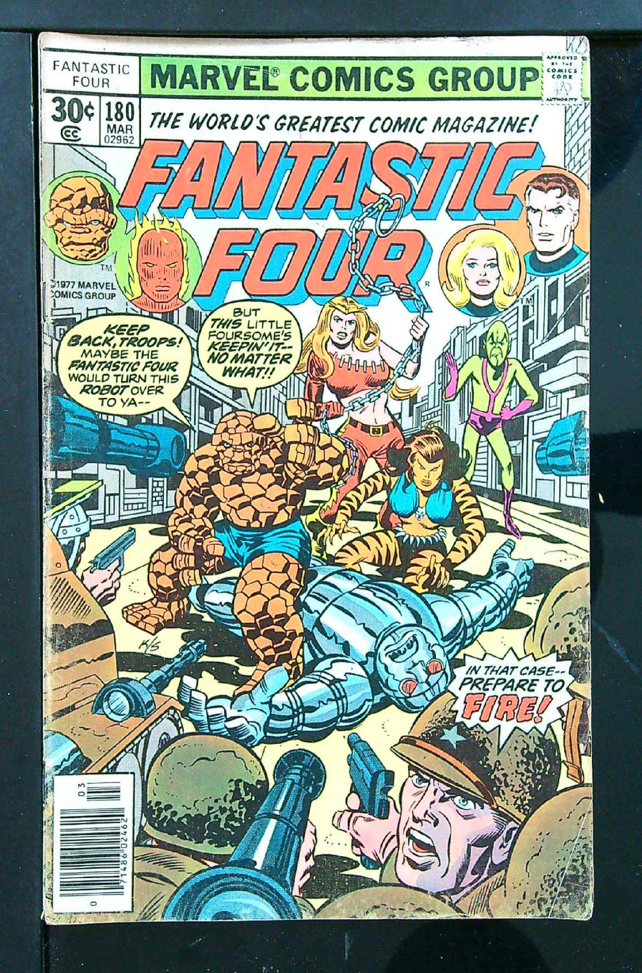 Cover of Fantastic Four (Vol 1) #180. One of 250,000 Vintage American Comics on sale from Krypton!